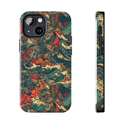 Electric Ocean - Wave of Colors - Tough Phone Cases