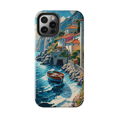 Coastal Dreamscape Boat Tough Phone Case