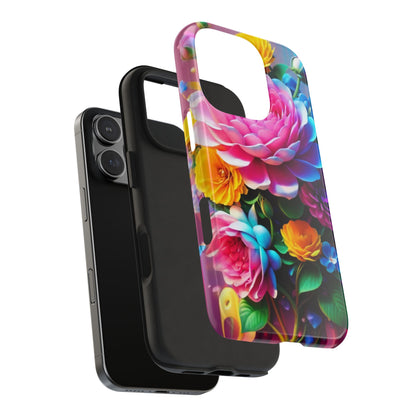 Vibrant Floral Splendor Tough Phone Case