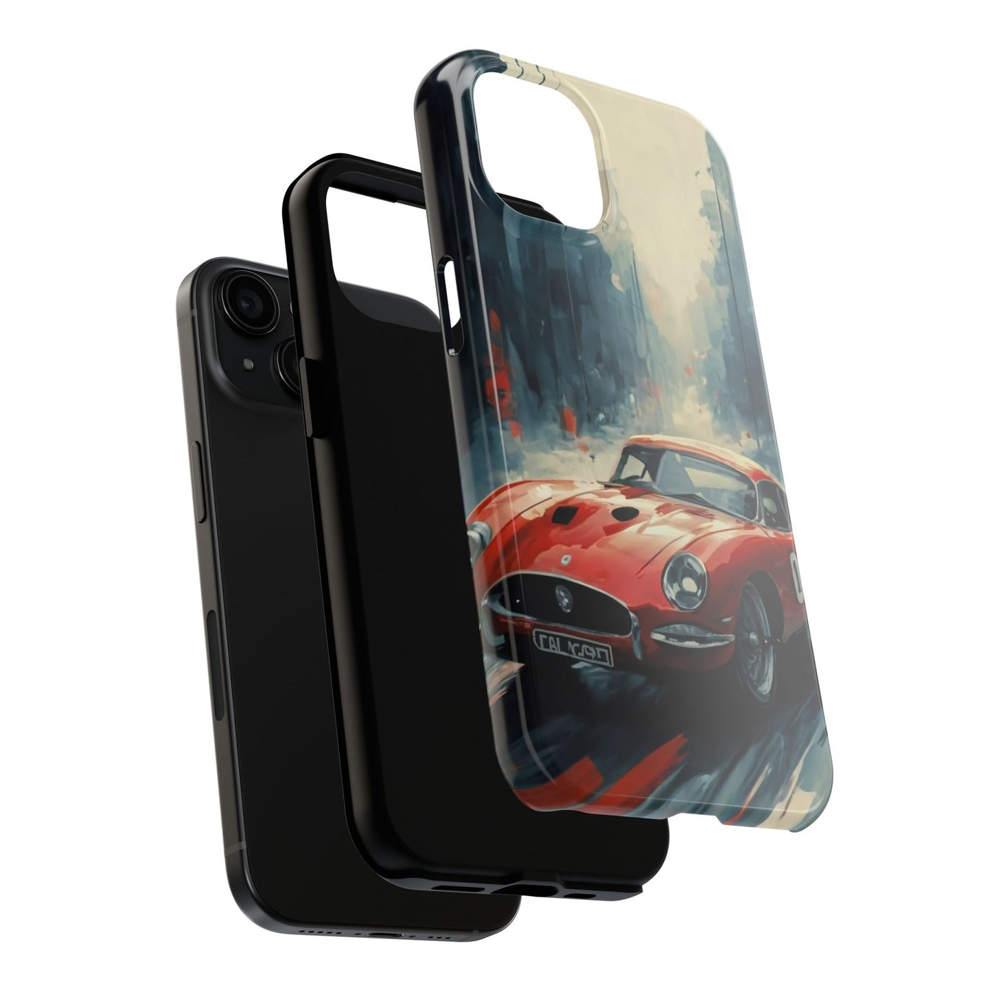 City Drive Red Sports Car Tough Phone Case