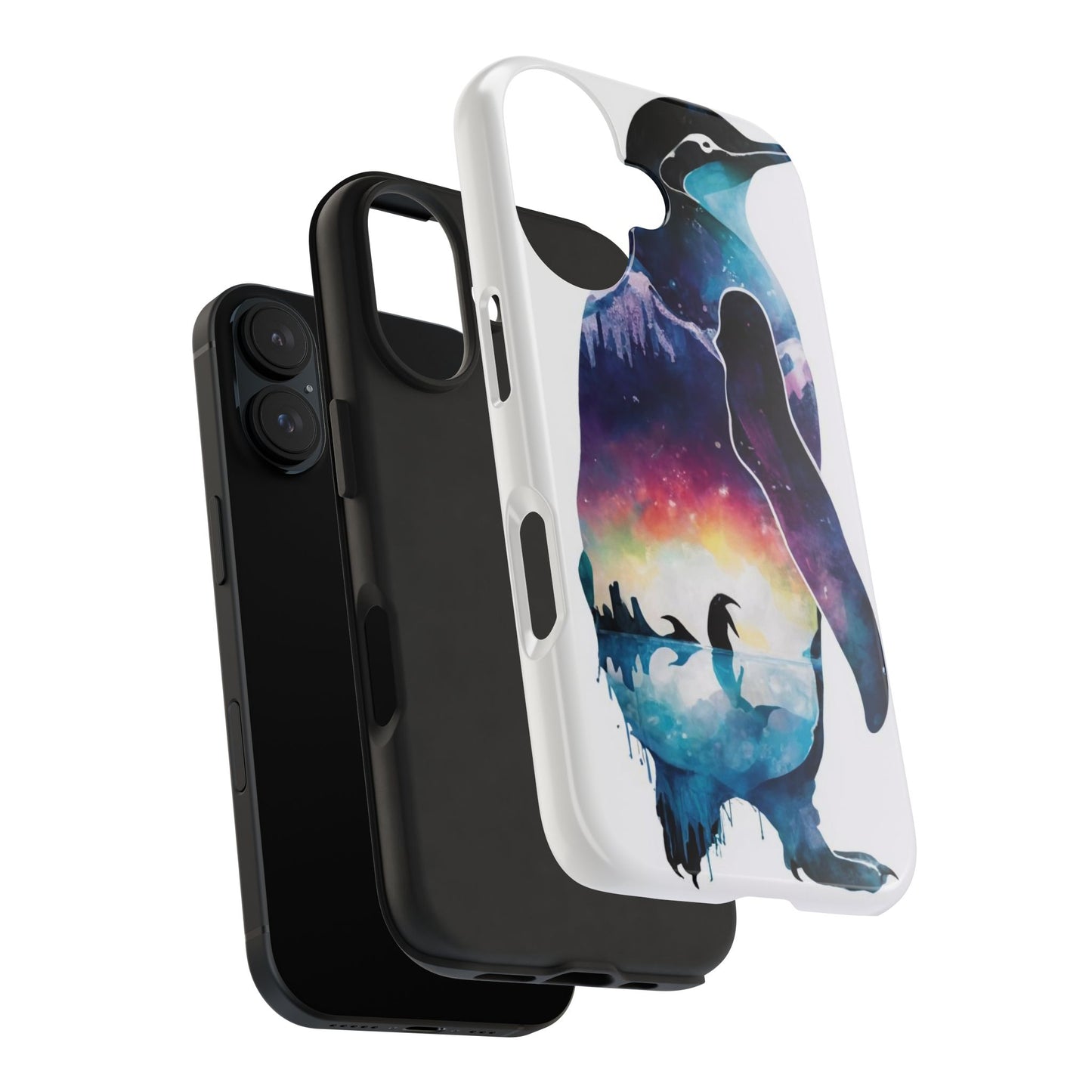 Arctic Majesty Penguin Tough Phone Case