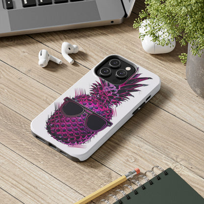 Pineapple Paradise Sunglasses Tough Phone Case