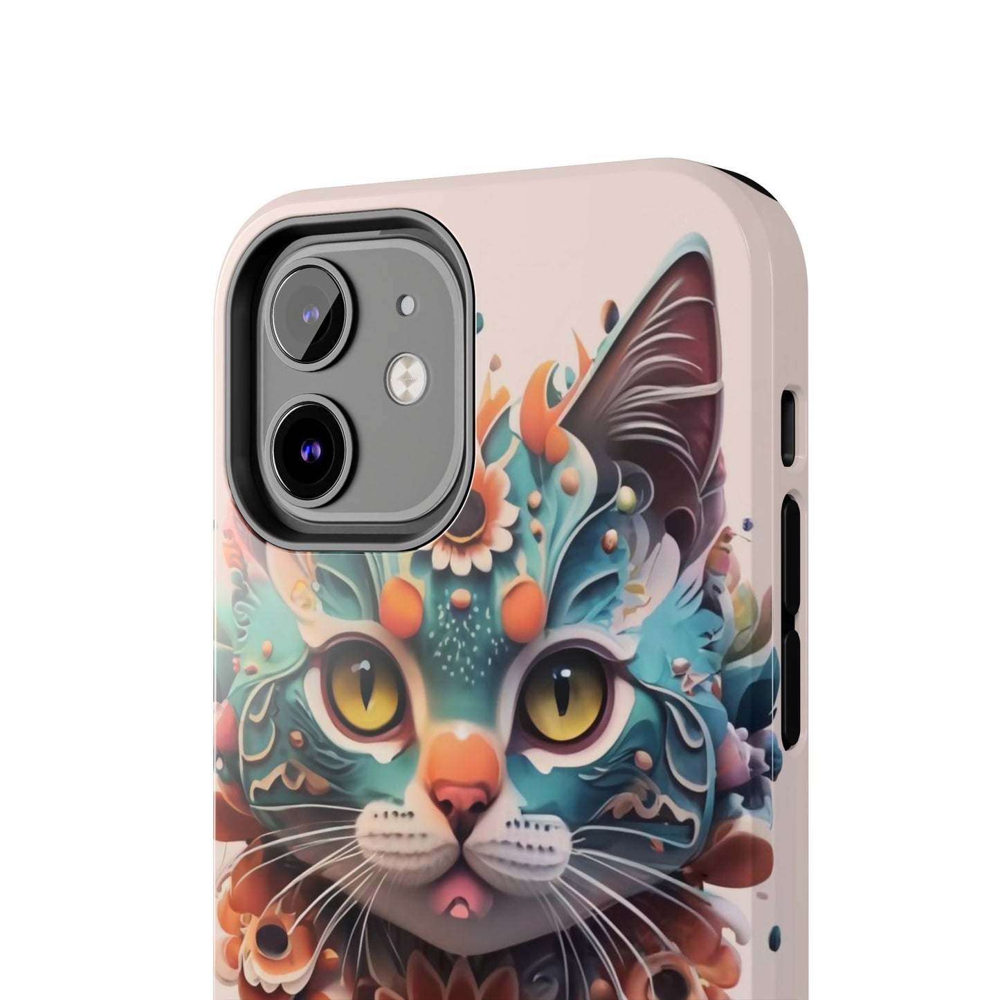 Floral Feline Armor Case