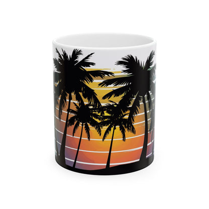 Tropical Gradient Sunset Mug