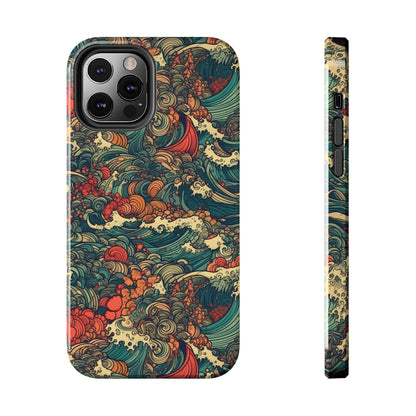 Electric Ocean - Wave of Colors - Tough Phone Cases