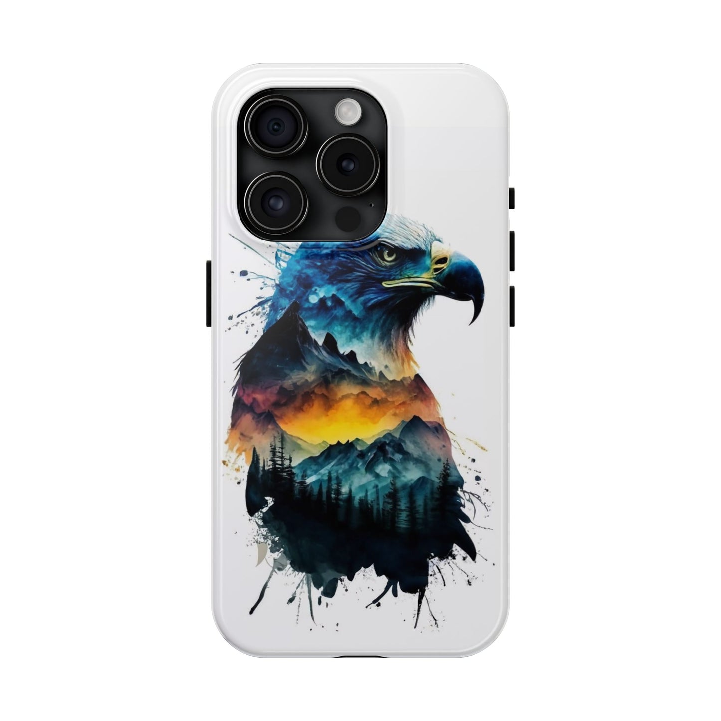 Intense Gaze Bald Eagle Tough Phone Case