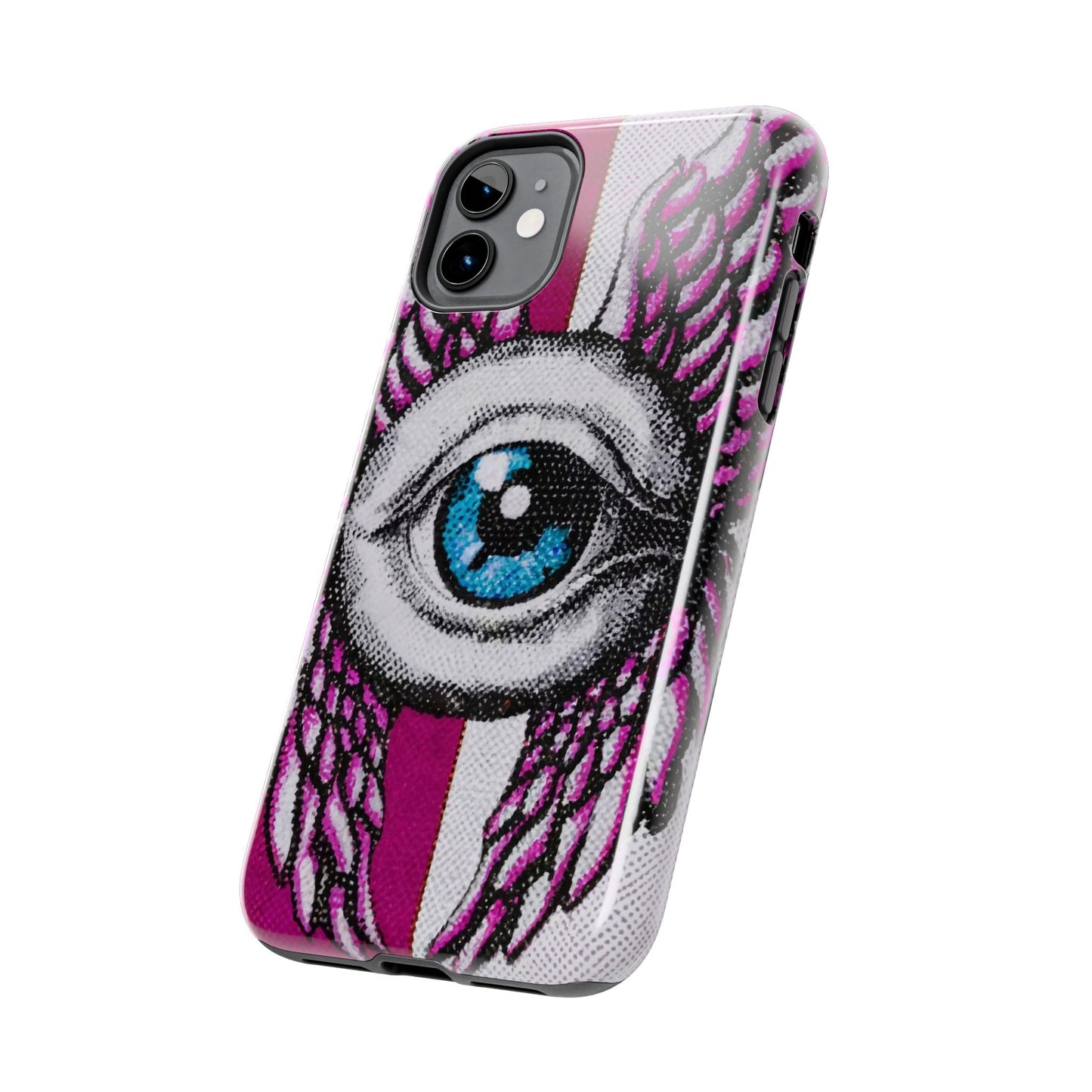 Dual-Tone Winged Eye iPhone Case