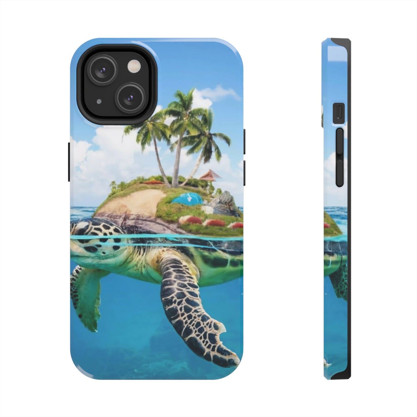 Island Turtle Ocean Adventure Tough Phone Case