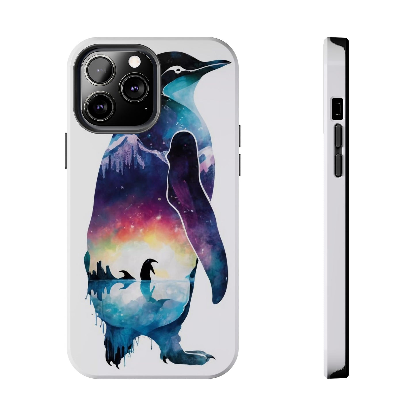 Arctic Majesty Penguin Tough Phone Case