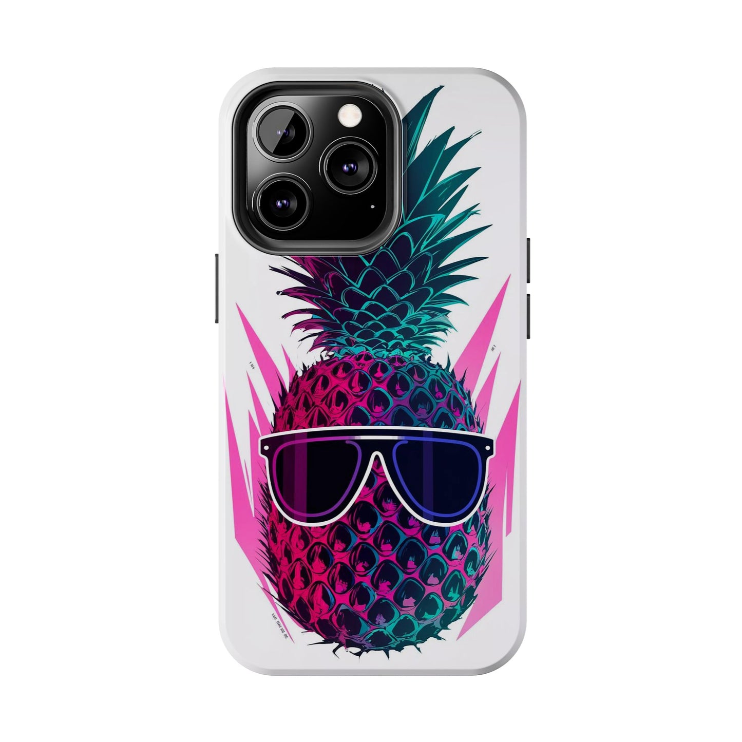 Sunglass Clad Pineapple Funk Tough Phone Case
