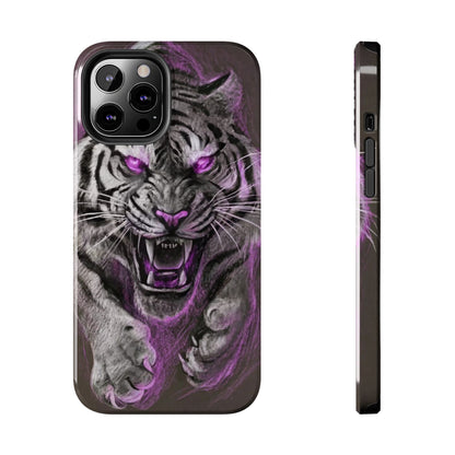 Enigmatic Hunter Tiger Sketch Tough Phone Case