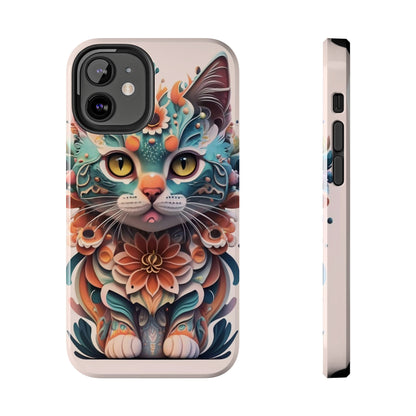 Floral Feline Armor Case