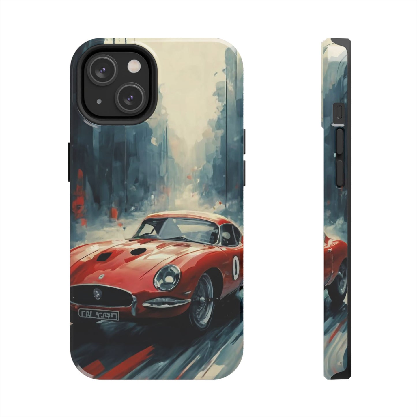 City Drive Red Sports Car Tough Phone Case