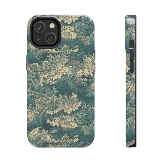 Tranquil Tides - Wave of Colors - Tough Phone Case