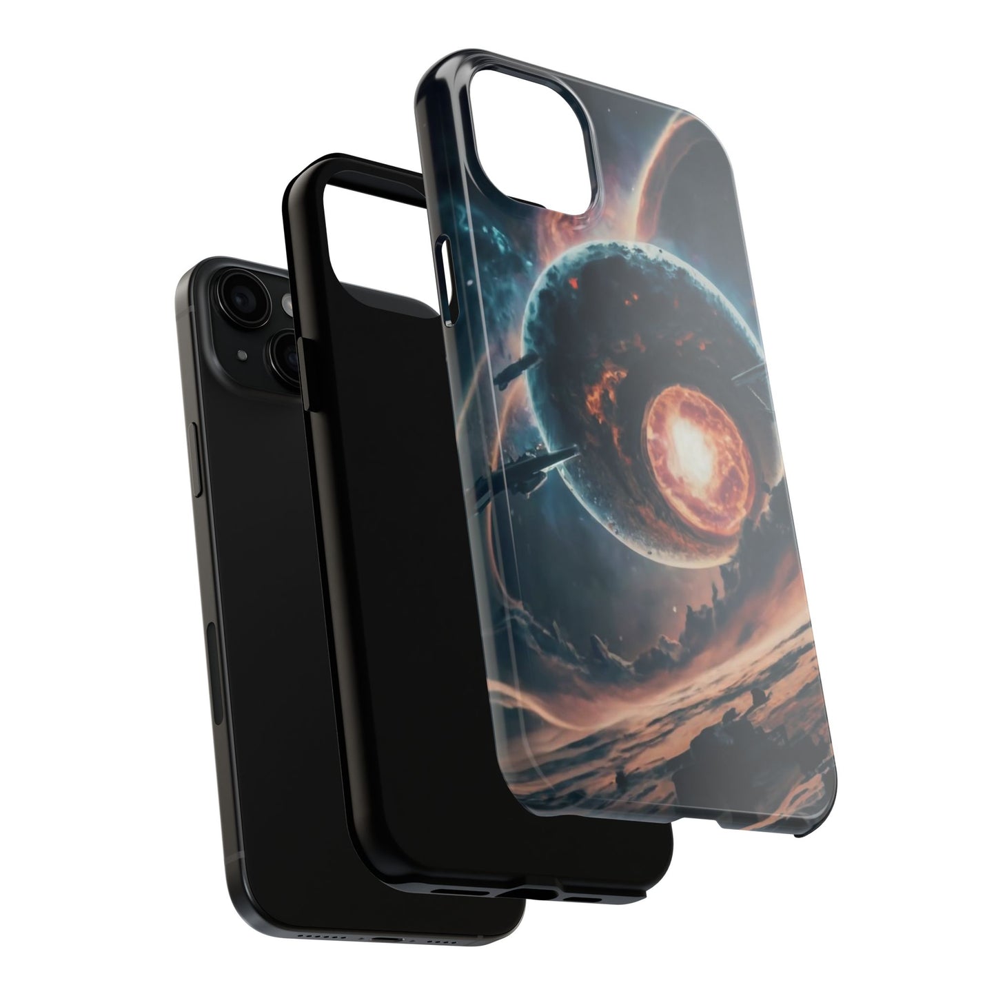 Cosmic Implosion Planet Tough Phone Case