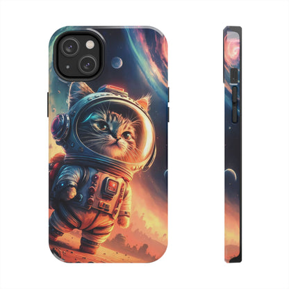 Cosmic Kitty Space Explorer Tough Phone Case