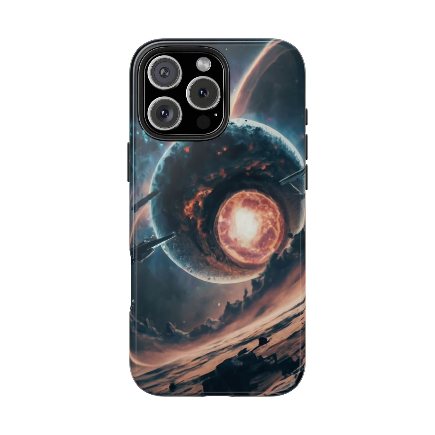 Cosmic Implosion Planet Tough Phone Case