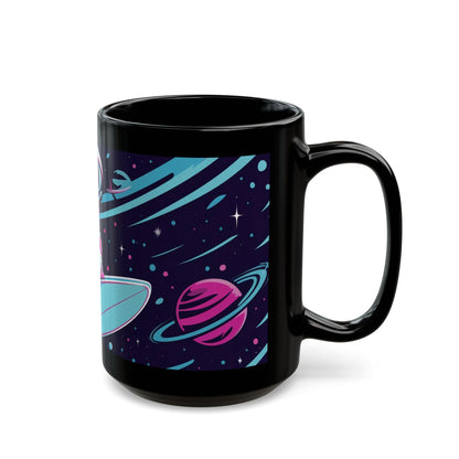 Surfing the Stars Mug – Vibrant Astronaut Space Adventure