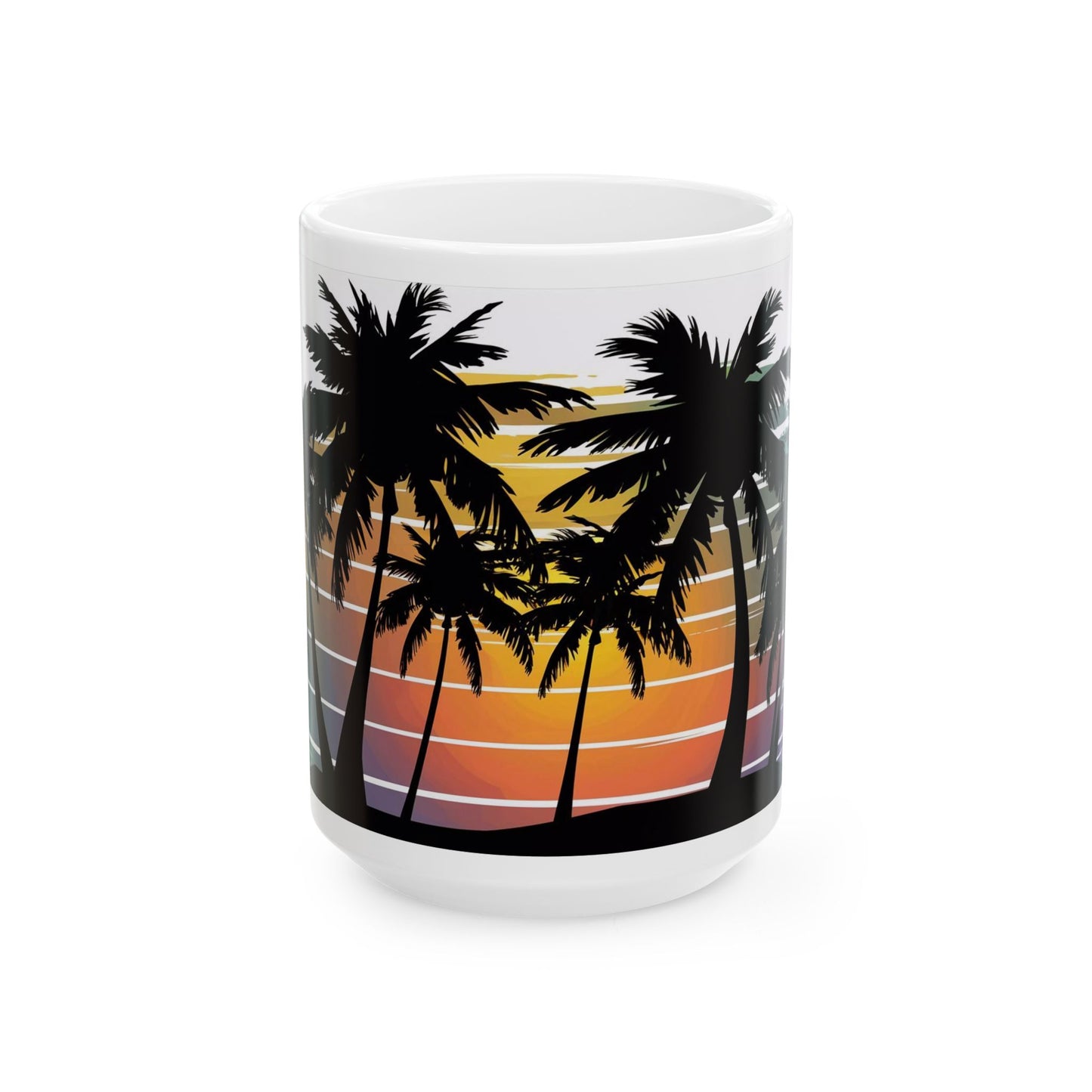 Tropical Gradient Sunset Mug