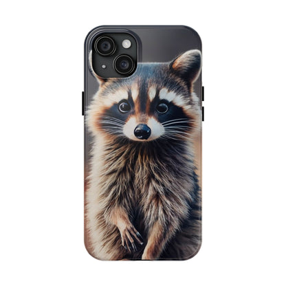 Abstract Raccoon Charm Tough Phone Case