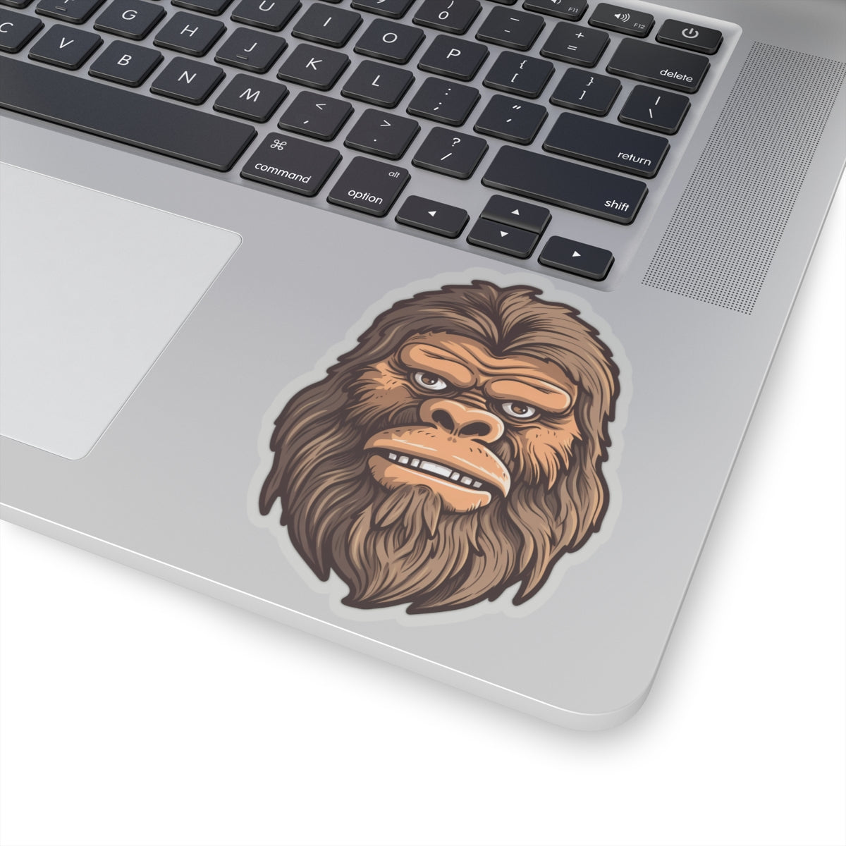 Grinning Bigfoot Charm Sticker