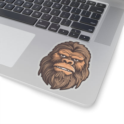 Grinning Bigfoot Charm Sticker