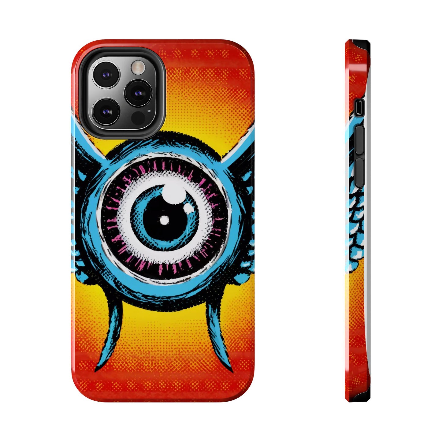 Bursting Vision Winged Eye iPhone Case