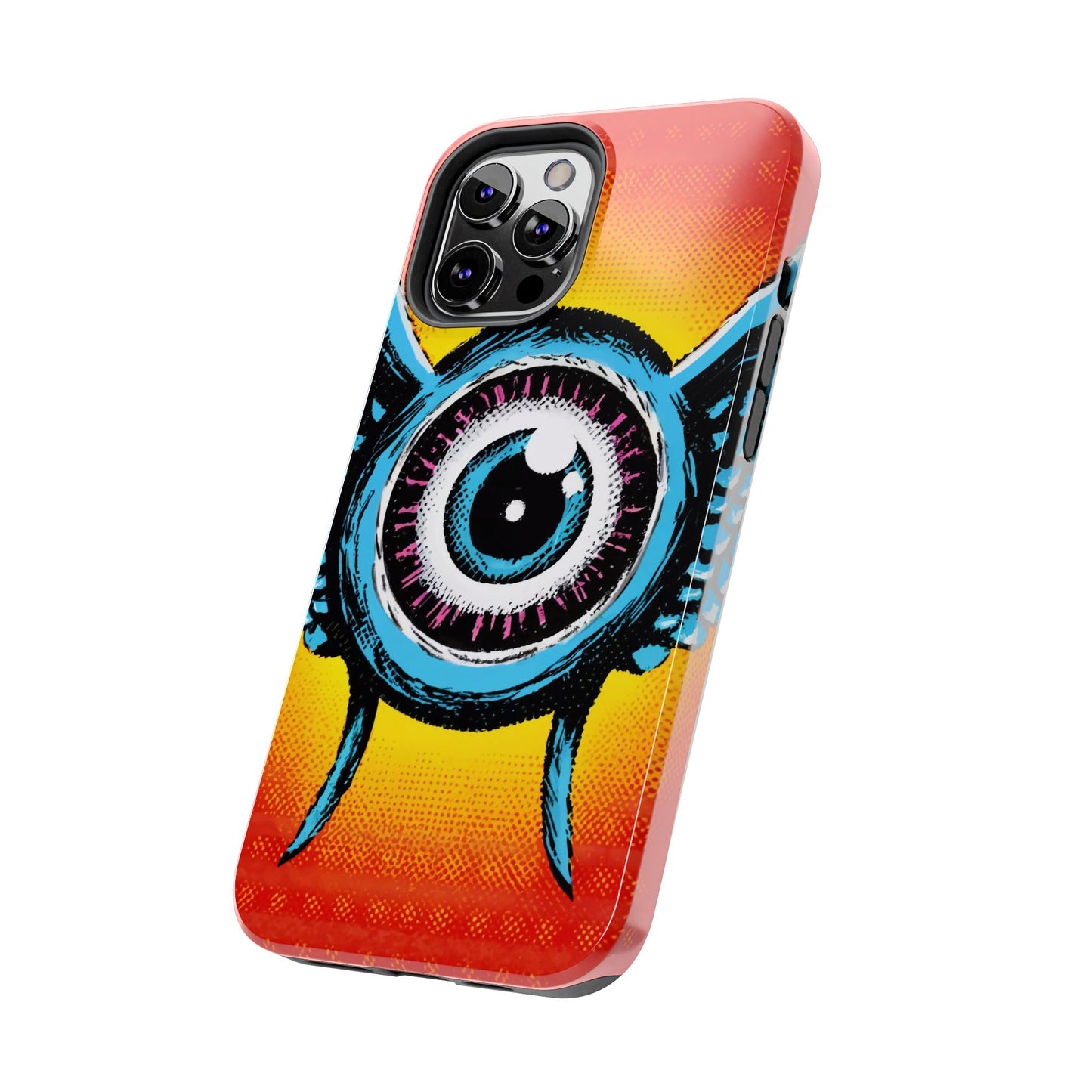 Bursting Vision Winged Eye iPhone Case