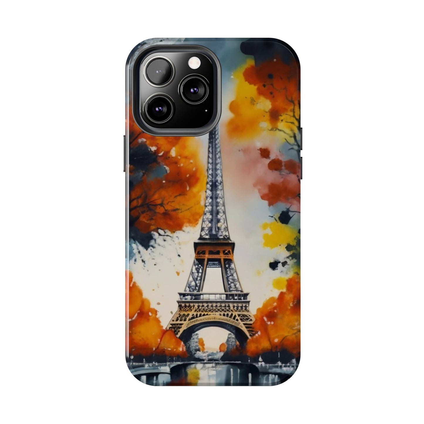 Watercolor Eiffel Twilight Defender Case