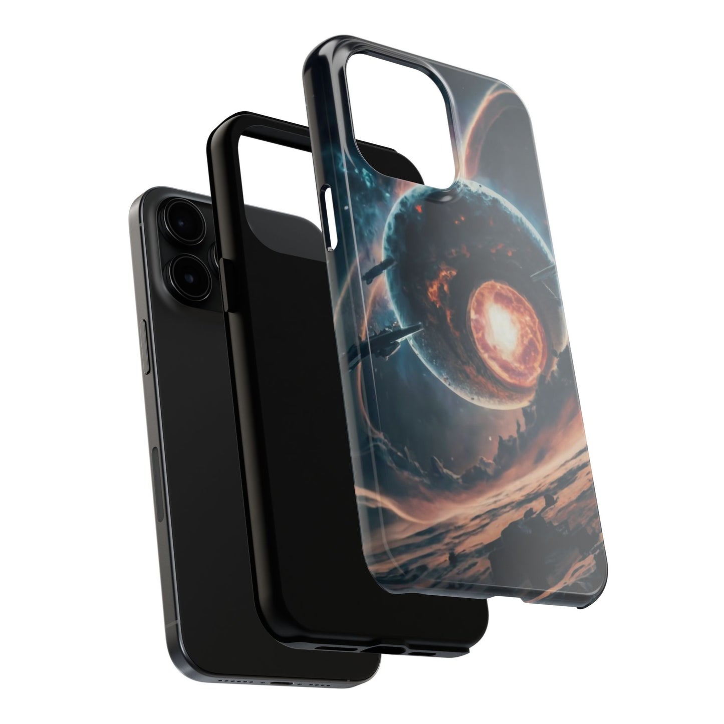 Cosmic Implosion Planet Tough Phone Case