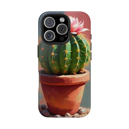 DesertBloom Terracotta Cactus Tough Phone Case