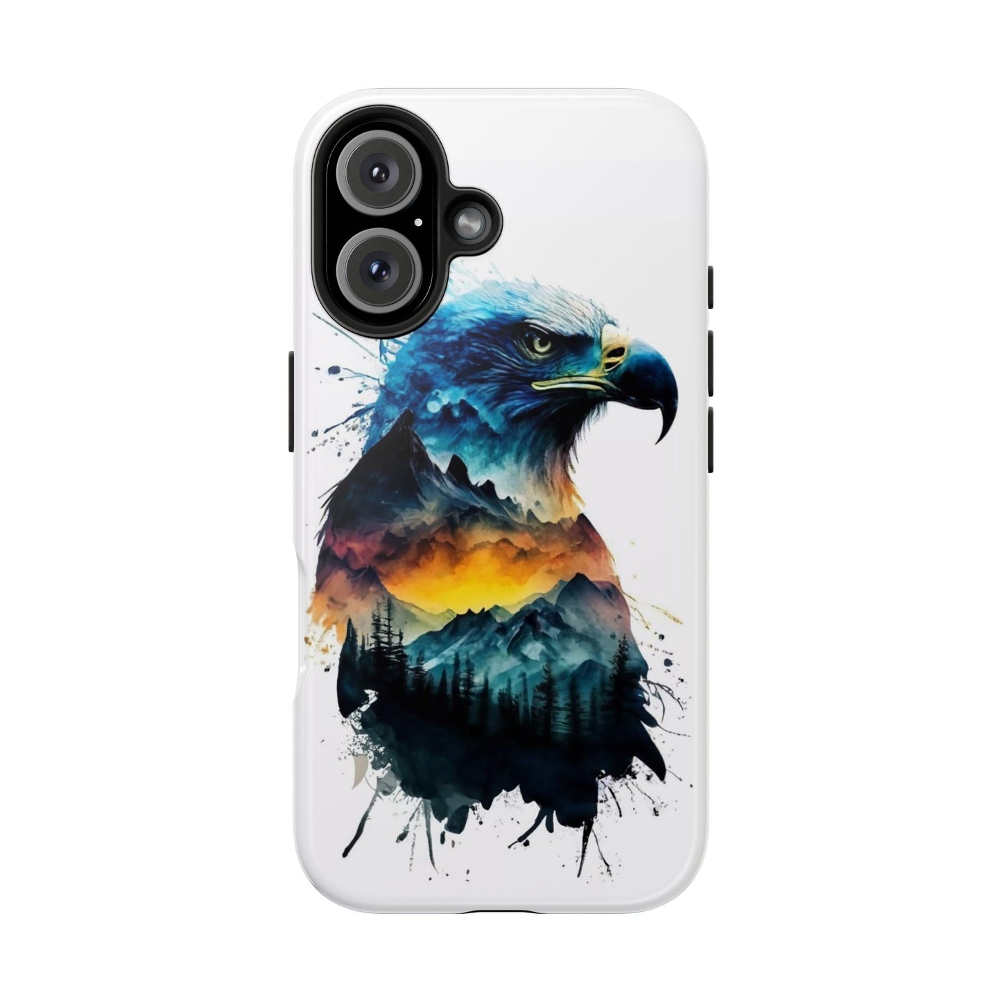 Intense Gaze Bald Eagle Tough Phone Case