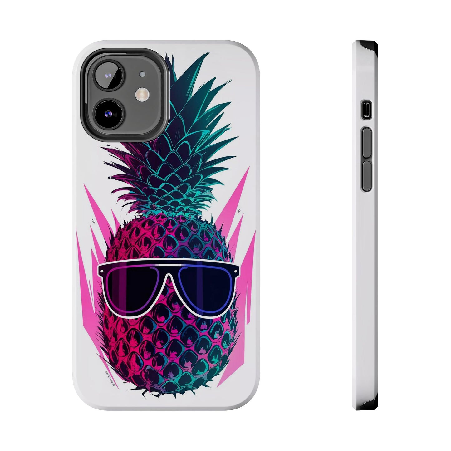 Sunglass Clad Pineapple Funk Tough Phone Case