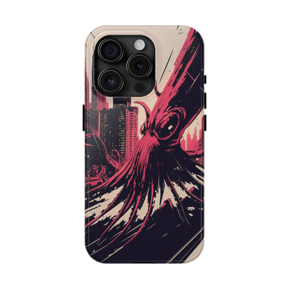 Kraken Rampage Cityscape Tough Phone Case