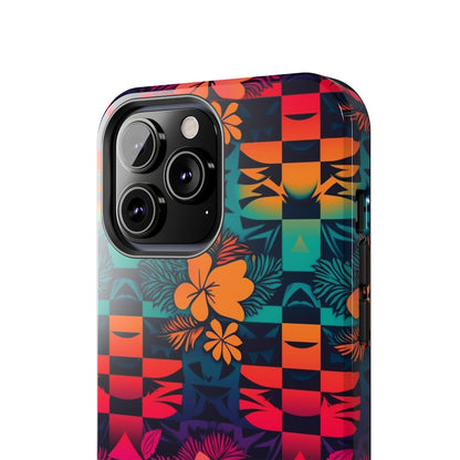 Electric Plumeria - Hawaiian Tough Phone Case