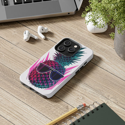Sunglass Clad Pineapple Funk Tough Phone Case