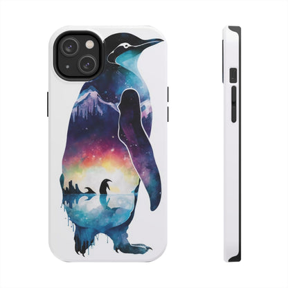 Arctic Majesty Penguin Tough Phone Case