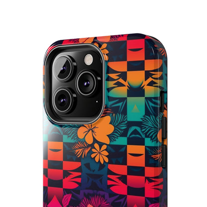 Electric Plumeria - Hawaiian Tough Phone Case