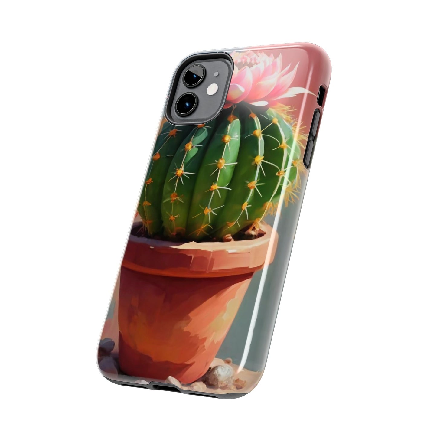 DesertBloom Terracotta Cactus Tough Phone Case