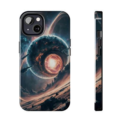 Cosmic Implosion Planet Tough Phone Case