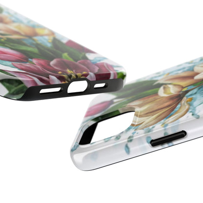 Blossom Splash Watercolor Floral Tough Phone Case