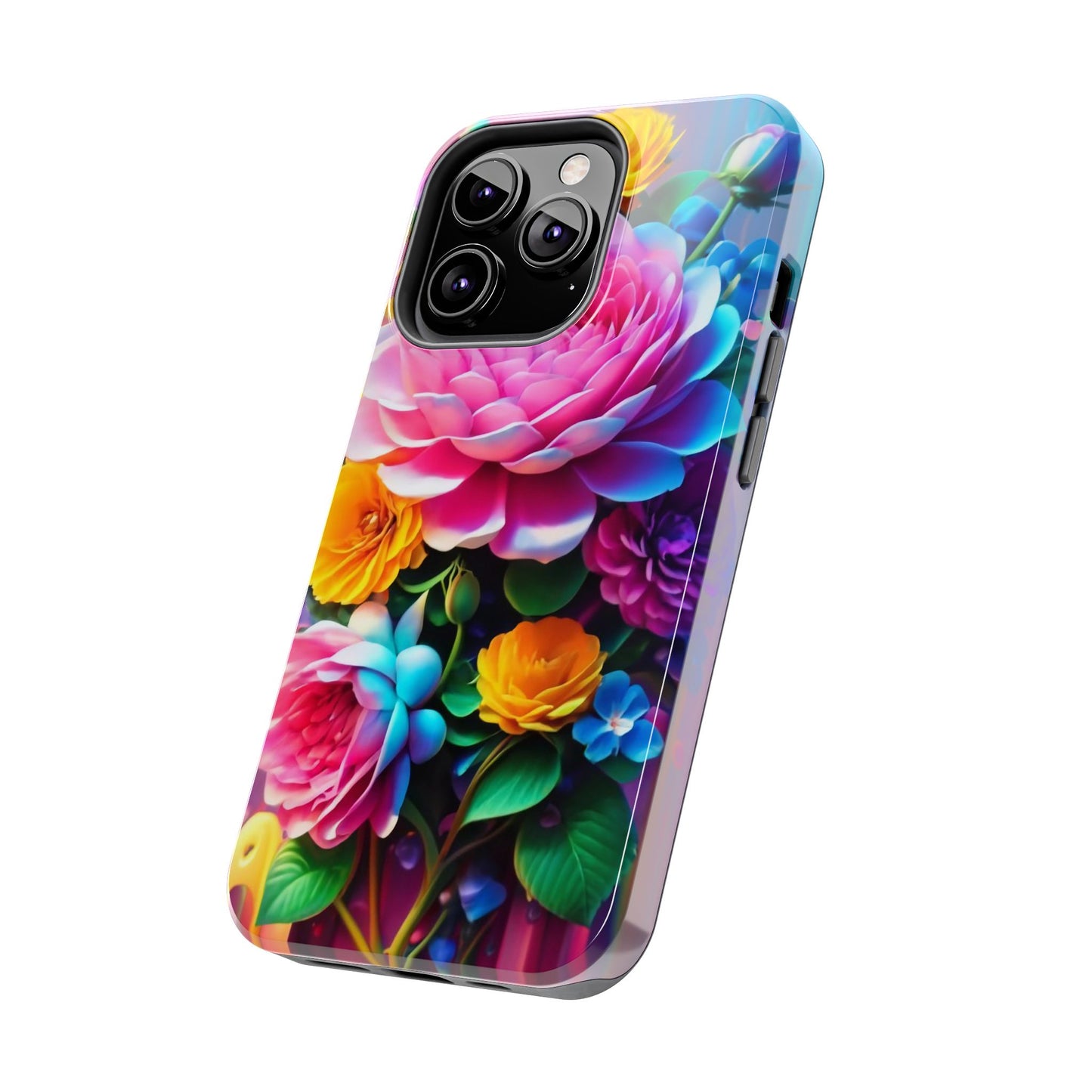 Vibrant Floral Splendor Tough Phone Case