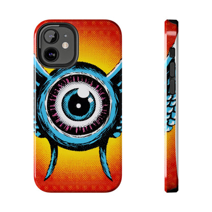 Bursting Vision Winged Eye iPhone Case