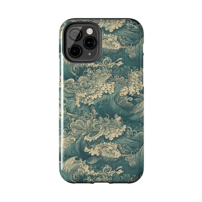 Tranquil Tides - Wave of Colors - Tough Phone Case