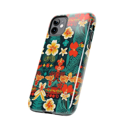 Hibiscus Haze - Hawaiian Tough Phone Case