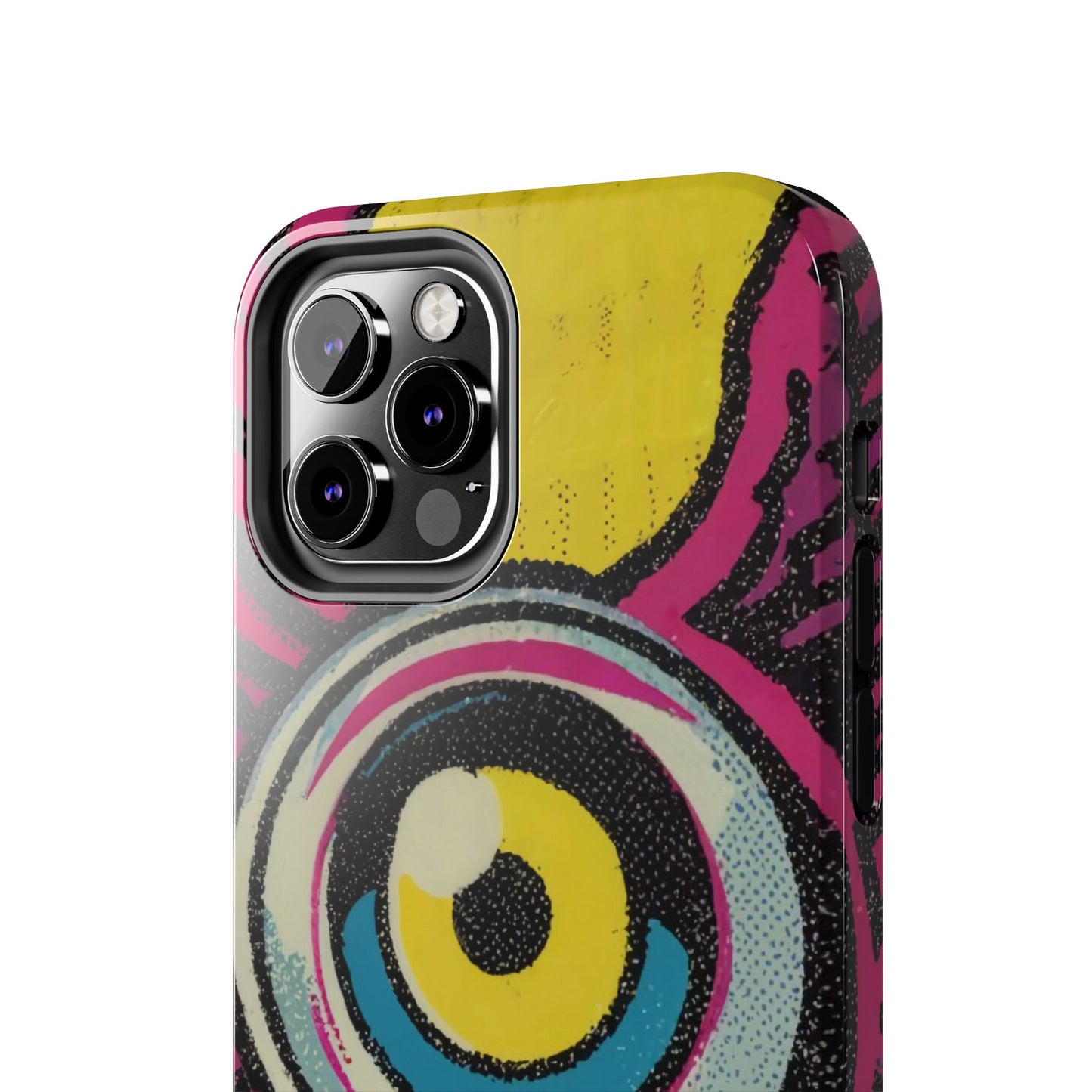 Golden Gaze Winged Eye iPhone Case