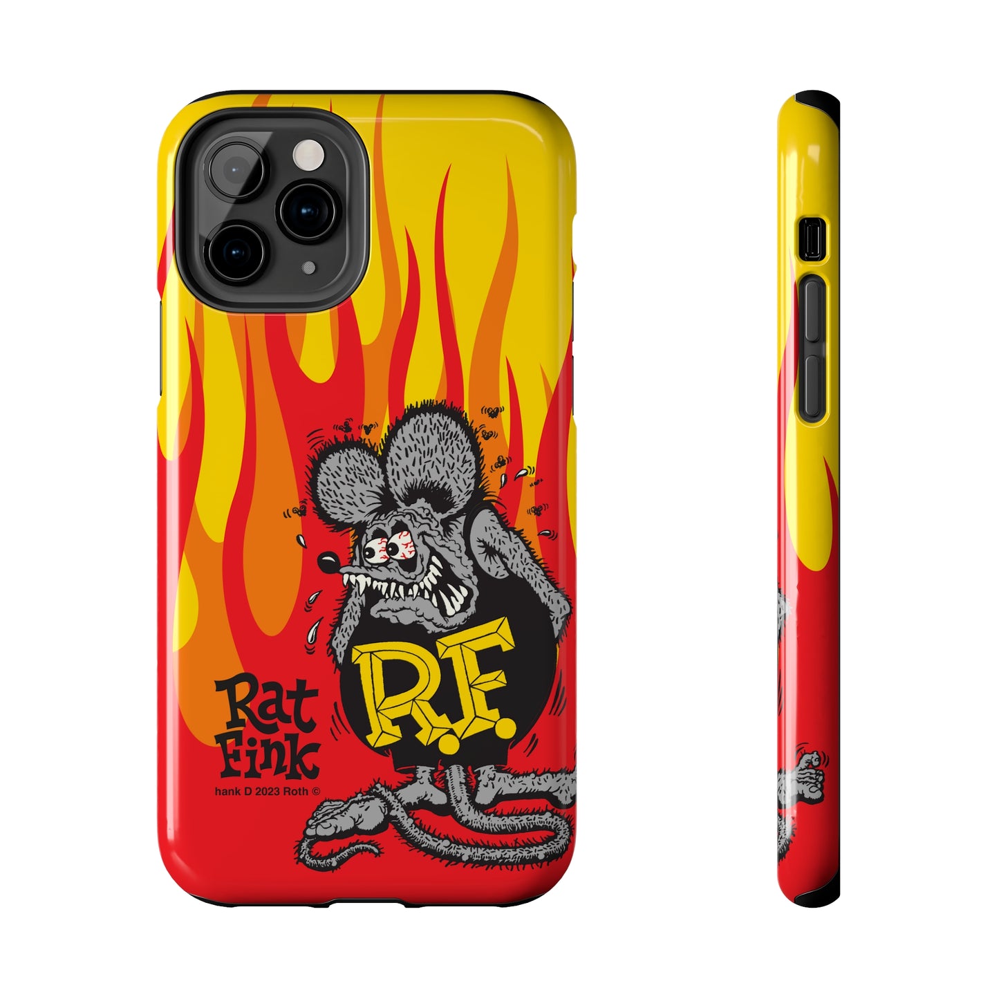 Fink Flames - Red/Yellow - Tough Phone Case