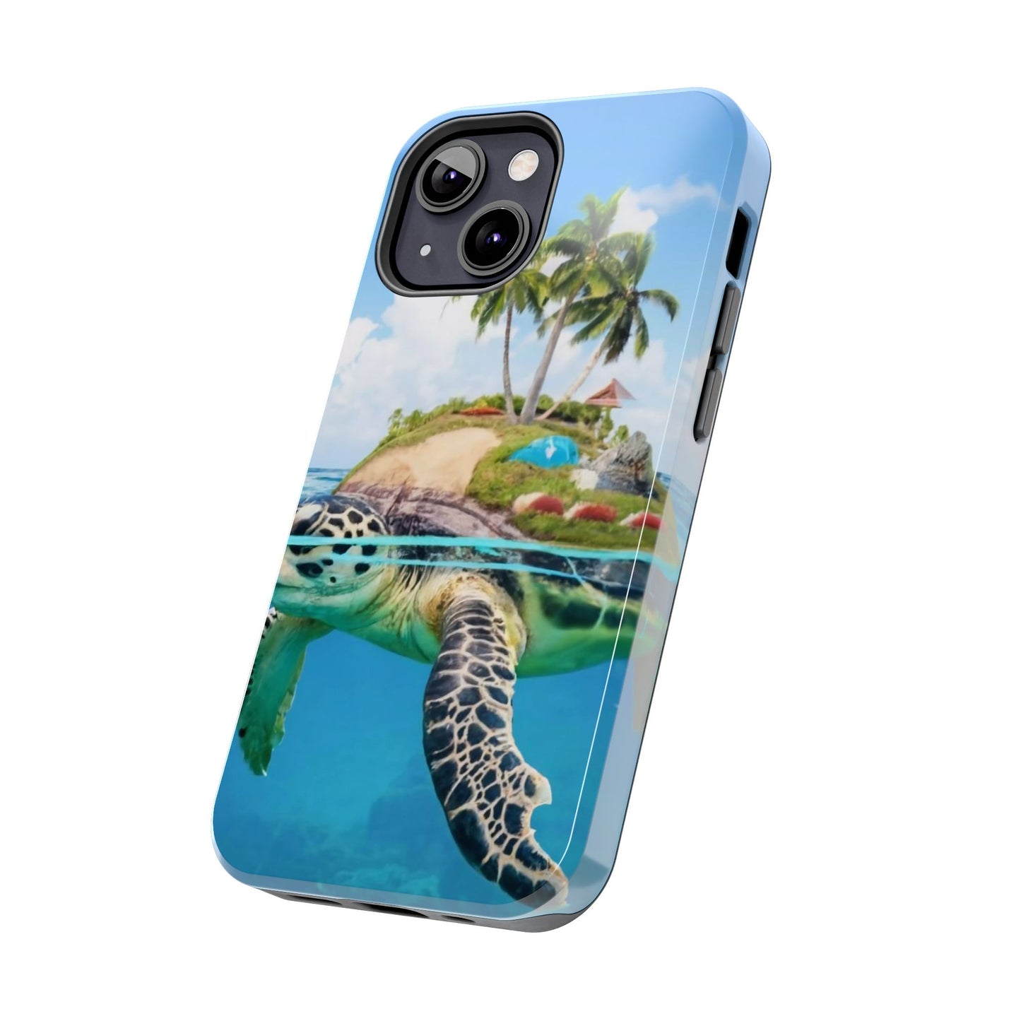 Island Turtle Ocean Adventure Tough Phone Case