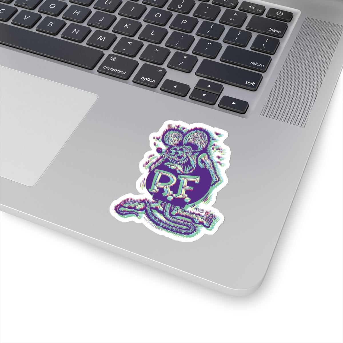 Quirky Quirk Rat Fink Sticker: Offset Color Fusion