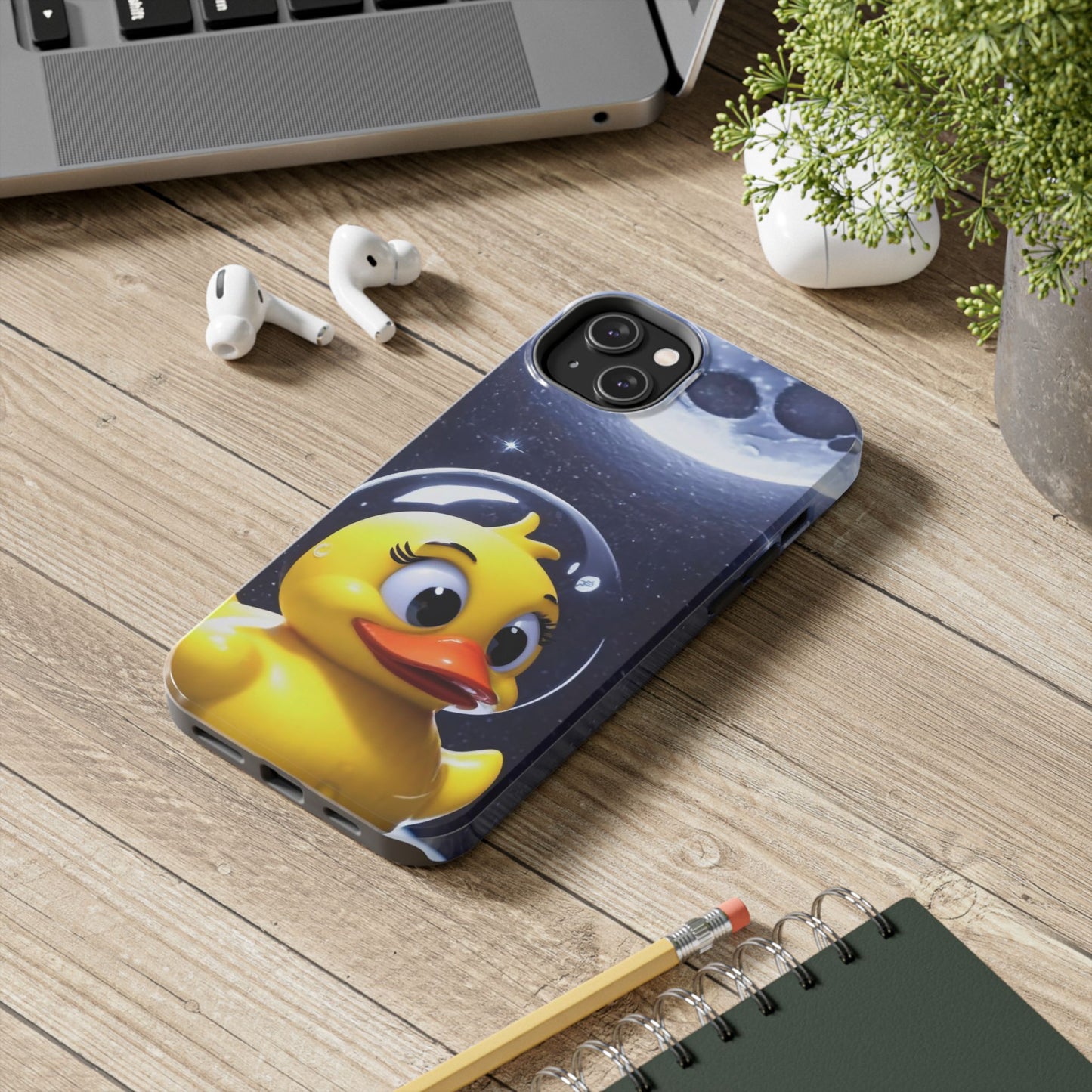 Lunar Space Duck Adventure Tough Phone Case